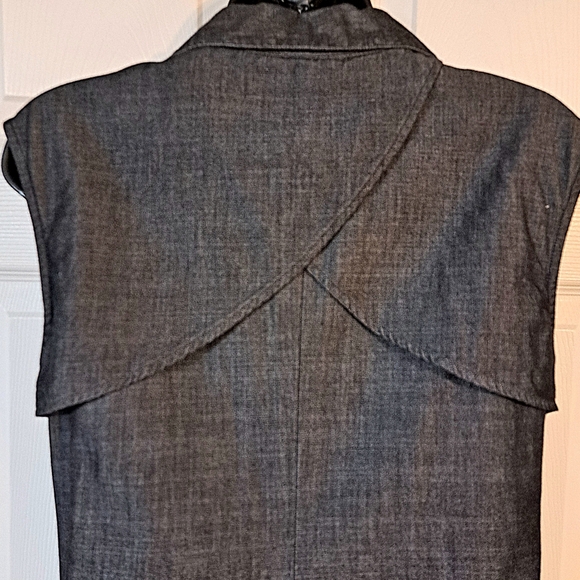 Calvin Klein Dark Gray Sleeveless Shift Dress - Picture 7 of 9
